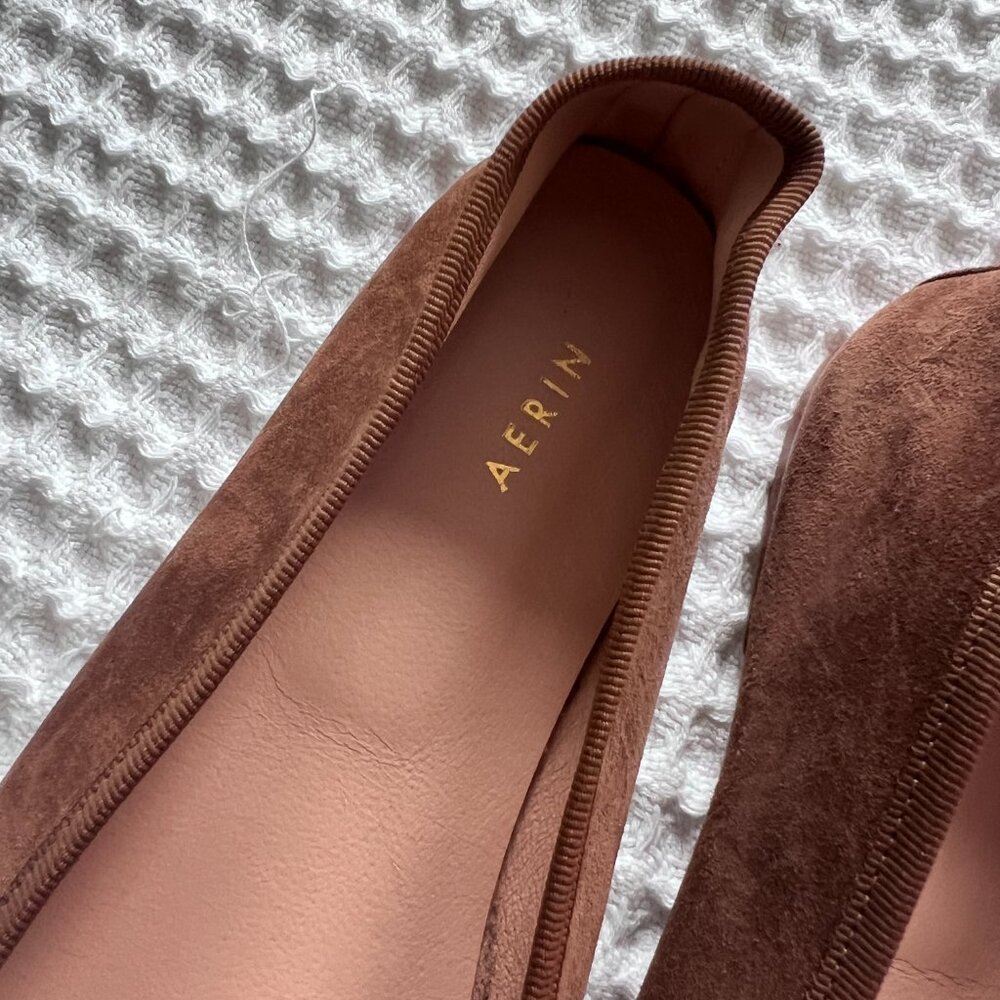 Aerin Brown Suede Ballet Flats - Picture 3 of 3